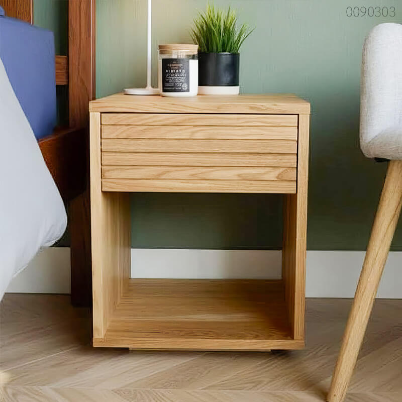 Tủ đầu giường gỗ tràm Zela