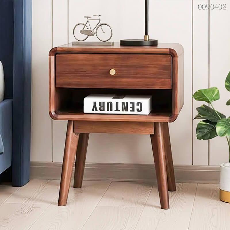 Tủ đầu giường gỗ óc chó Milky