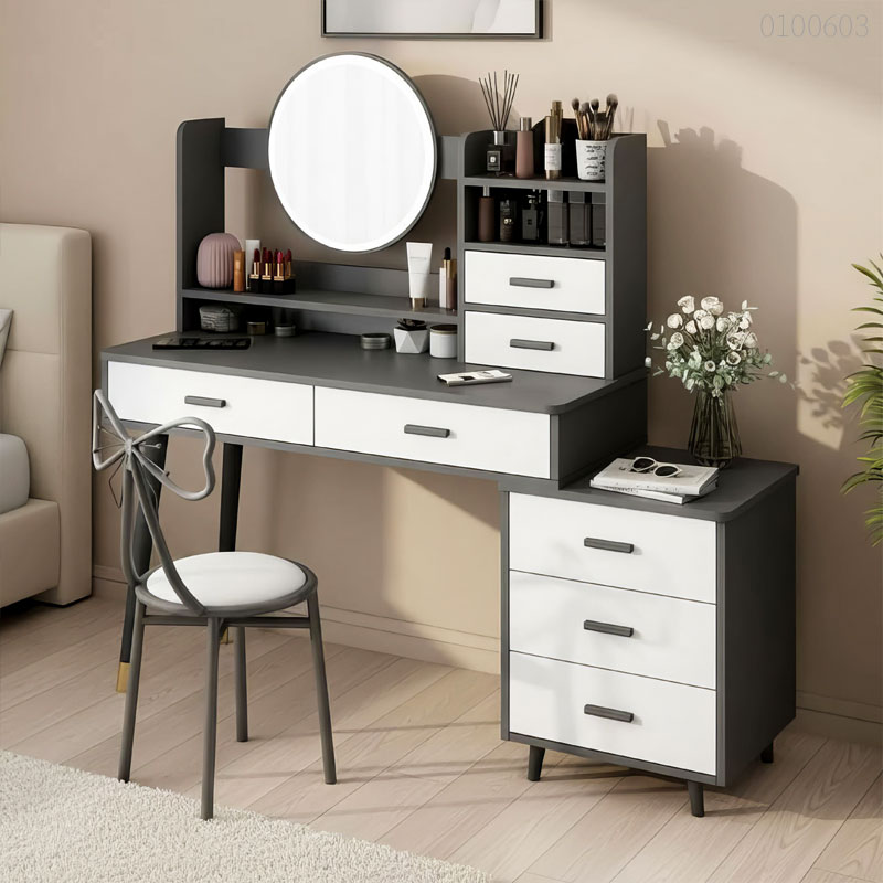 Bàn trang điểm gỗ công nghiệp Rivo