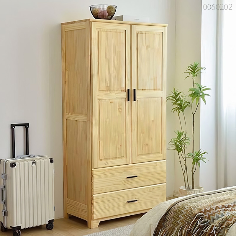 Tủ quần áo gỗ thông Bio