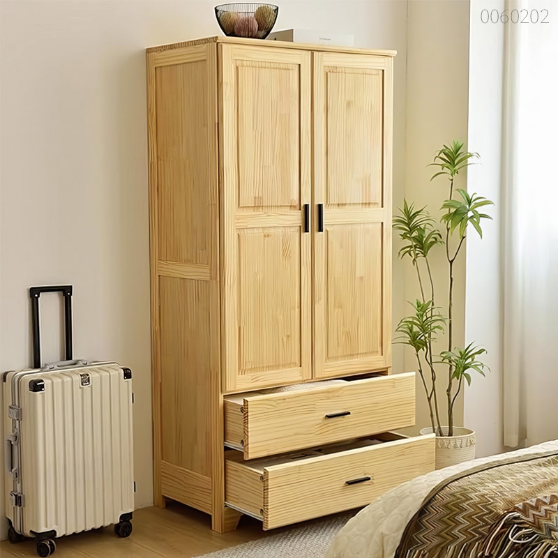 Tủ quần áo gỗ thông Bio