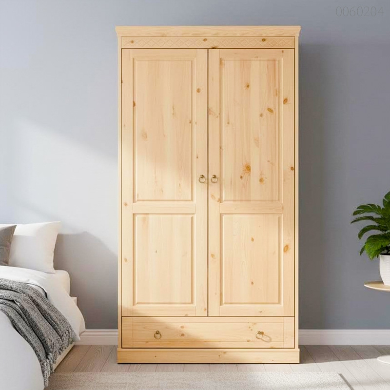 Tủ quần áo gỗ thông Meton