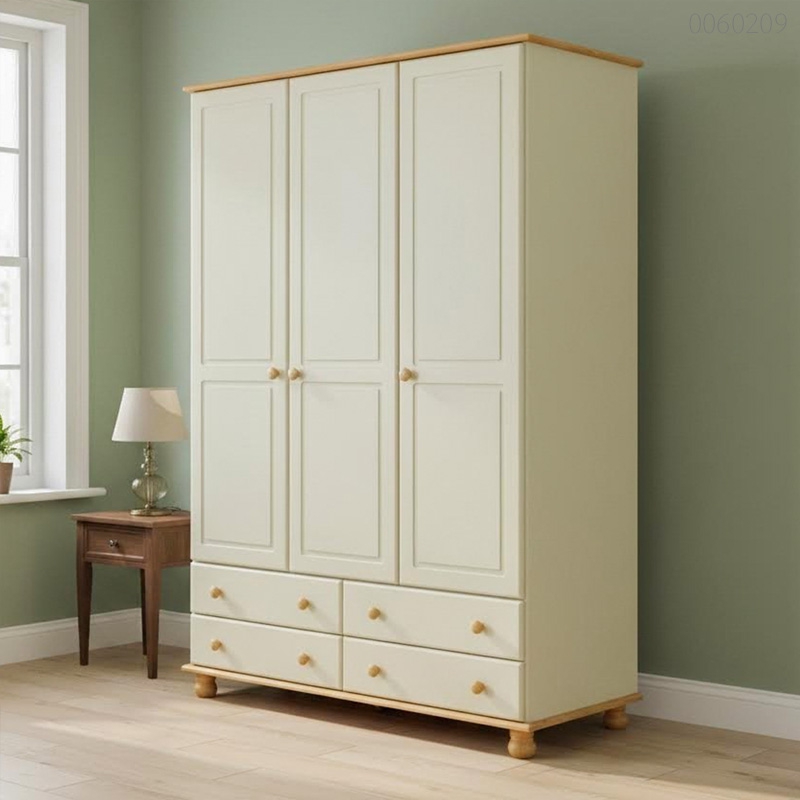 Tủ quần áo gỗ thông Fino