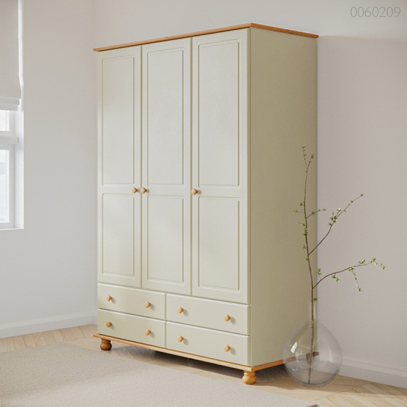 Tủ quần áo gỗ thông Fino