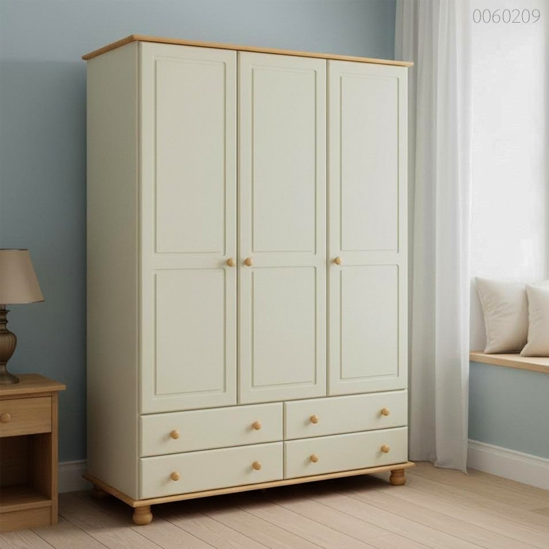 Tủ quần áo gỗ thông Fino