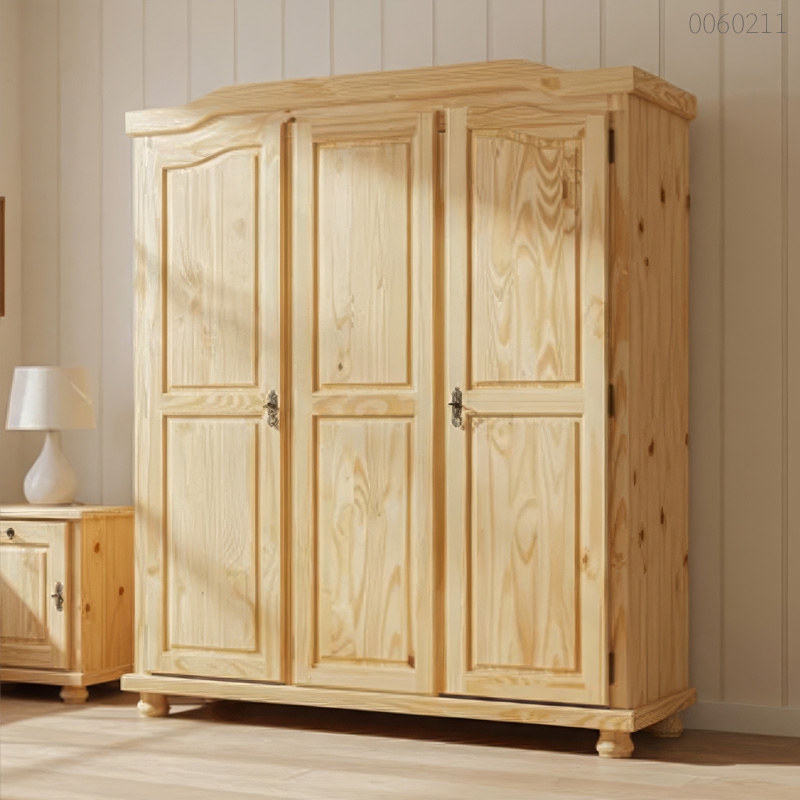 Tủ quần áo gỗ thông Yaki