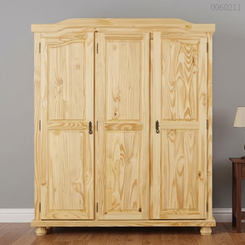 Tủ quần áo gỗ thông Yaki