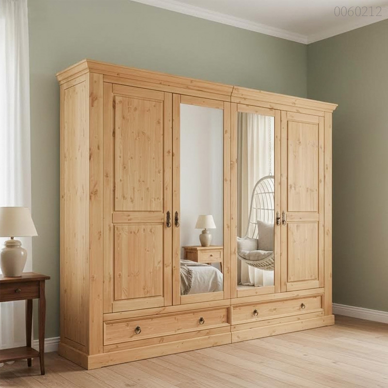 Tủ quần áo gỗ thông Fila