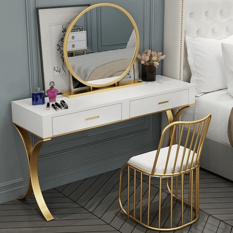 Bàn trang điểm khung kim loại Puro