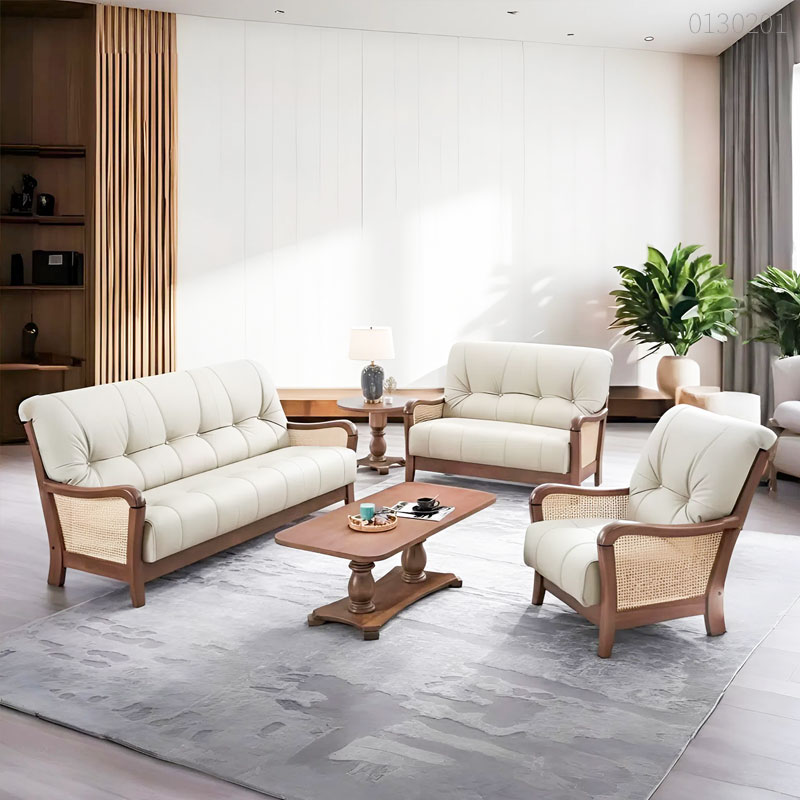 Sofa gỗ óc chó Toshi