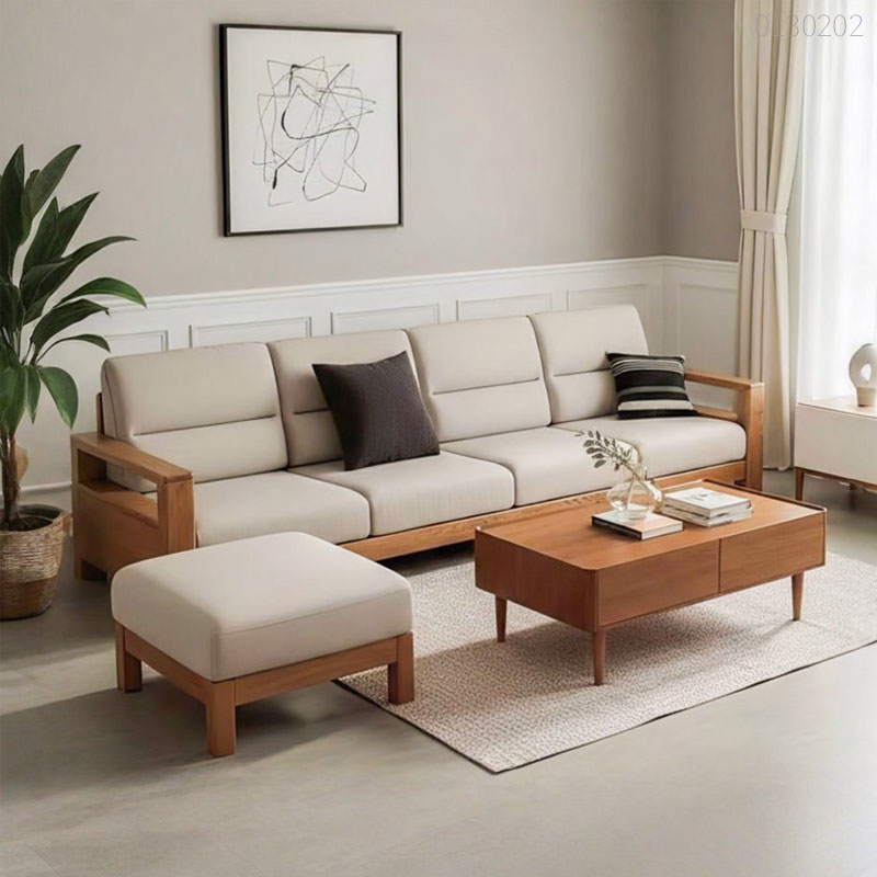 Sofa gỗ óc chó Roomba