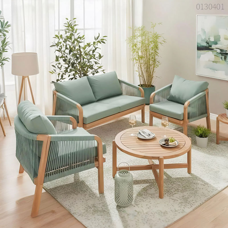 Sofa gỗ cao su Taco